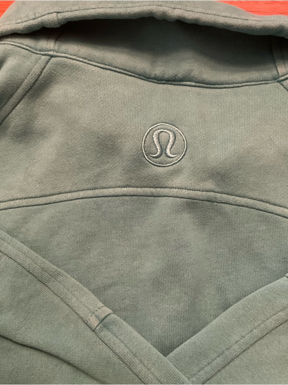 Lululemon Teal Quarter-Zip Pullover - Picture 3 of 4